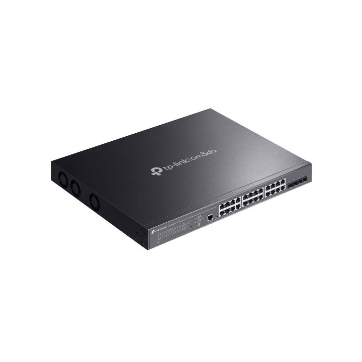 Switch Semigestionable Jetstream Tp-link Sg3428xmpp L2+28p 8xpoe++ Gb 90w 16xpoe+ Gb 30w 4xsfp+ 10g Carcasa Metalica Rack
