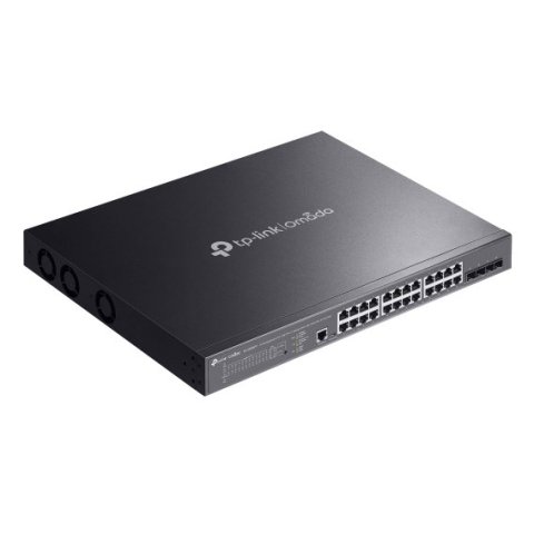 Switch Semigestionable Jetstream Tp-link Sg3428xmpp L2+28p 8xpoe++ Gb 90w 16xpoe+ Gb 30w 4xsfp+ 10g Carcasa Metalica Rack