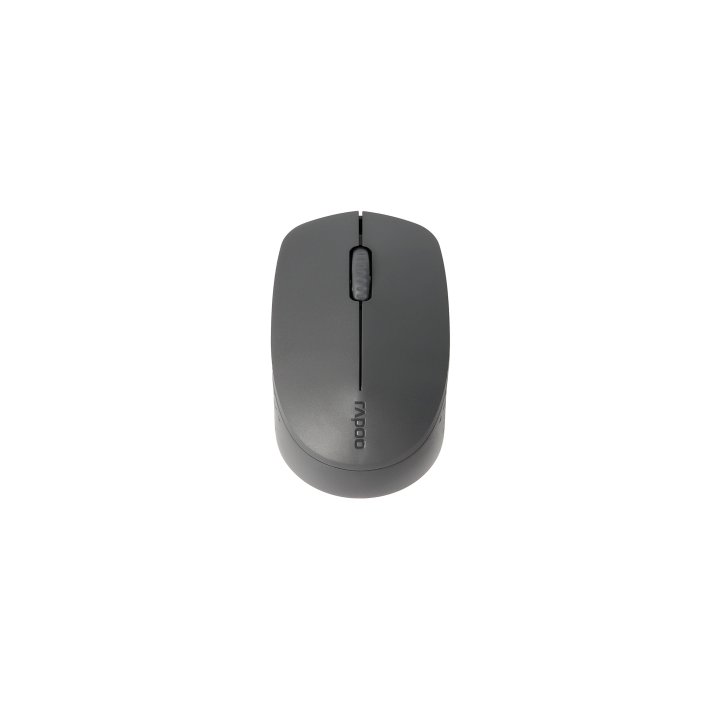 Mouse Rapoo Wireless Y Bluetooth M100 Silent 2.4g Ghz Bt 4.0 Usb 3.0 3 Botones 1300 Ppp Gris Oscuro