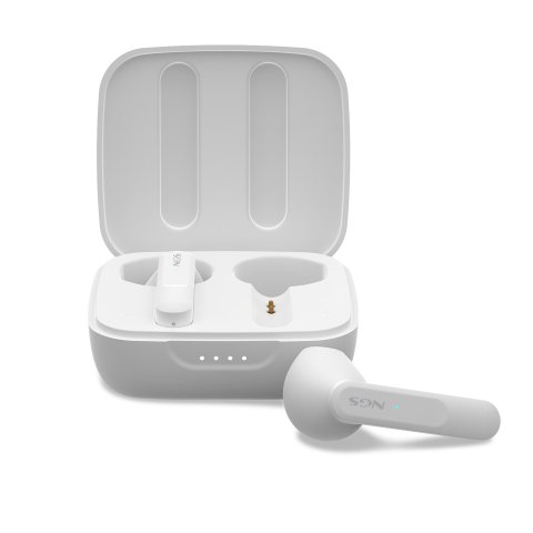 Headset Intrauditivo Bluetooth Ngs Artica Move White  True Wireless Blanco
