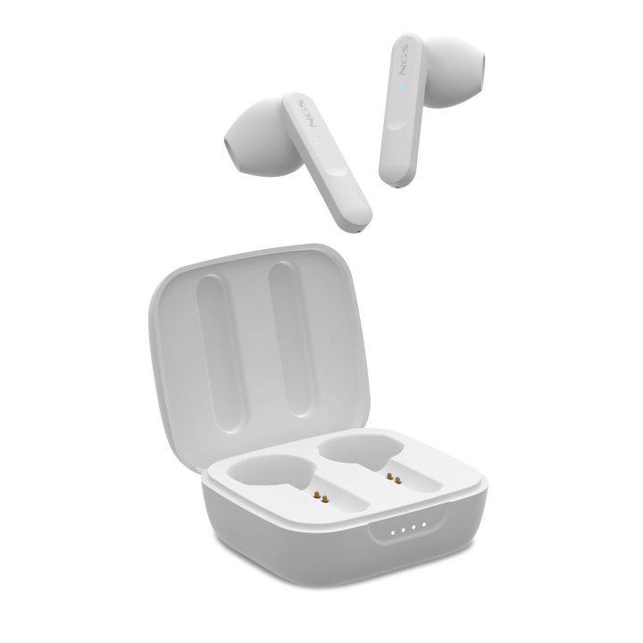 Headset Intrauditivo Bluetooth Ngs Artica Move White  True Wireless Blanco