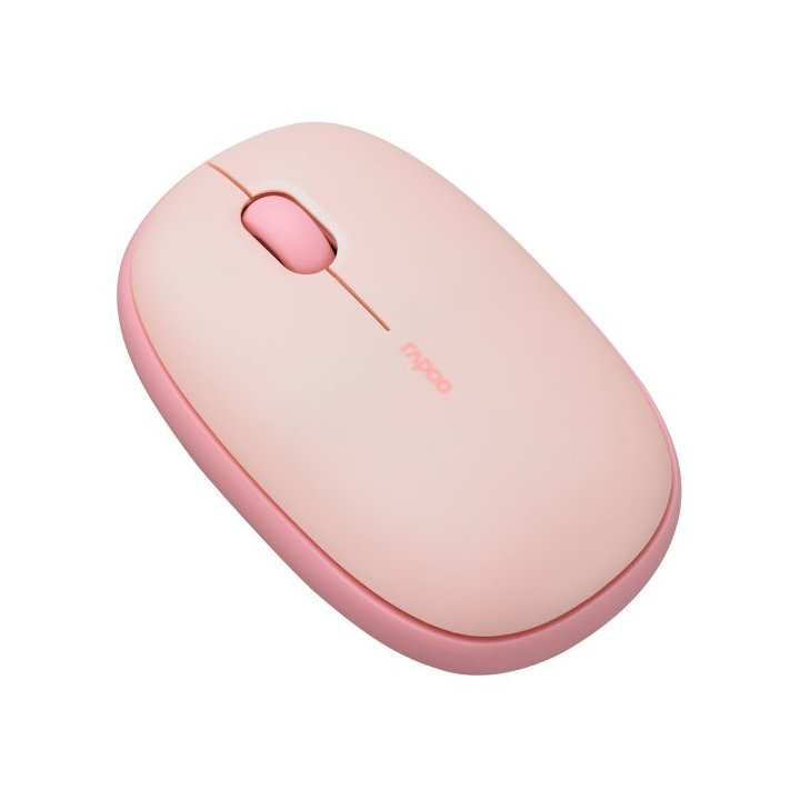 Mouse Rapoo Wireless Y Bluetooth M660 Silent 2.4g Ghz Bt 5.0 Usb 3.0 3 Botones 1300 Ppp Rosa Multi  Mode