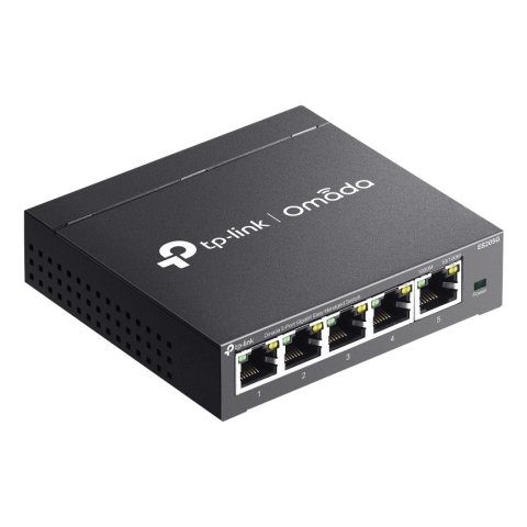 Switch Gestionable Tp-link Es205g Omada 5x Rj45 1gb Facil Gestion Carcasa Metalica Vlan Qos