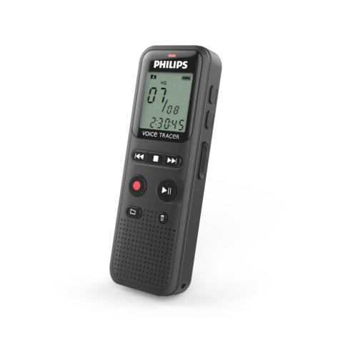 Grabadora De Voz Philips Dvt1160 Voice Tracer 8khz 8gb Color Negro