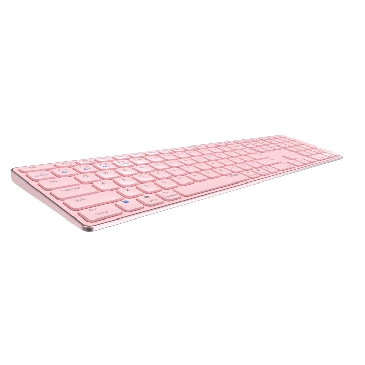 Teclado Rapoo Wireless Y Bluetooth E9800m 2.4ghz Bt 3.0 5.0 Diseño Ultrafino Bateria Rosabase Aluminio Multi Mode