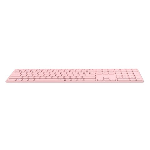 Teclado Rapoo Wireless Y Bluetooth E9800m 2.4ghz Bt 3.0 5.0 Diseño Ultrafino Bateria Rosabase Aluminio Multi Mode