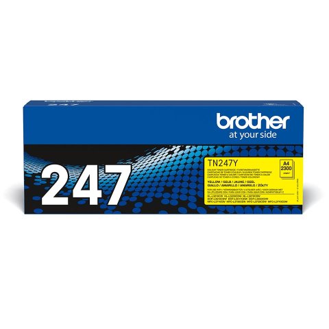 Toner Brother Original Yellow Tn247y Hl-l3210cw 3230cdw