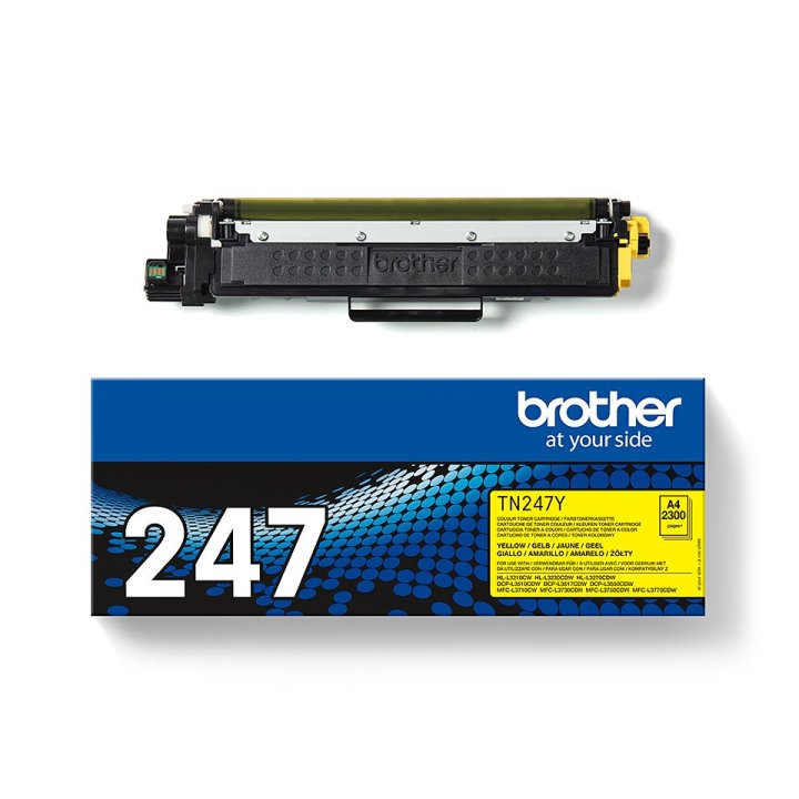 Toner Brother Original Yellow Tn247y Hl-l3210cw 3230cdw