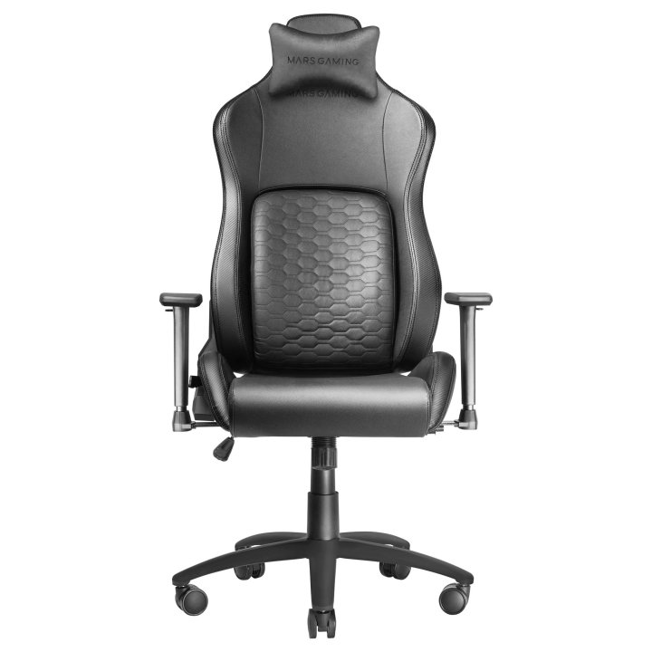 Silla Ergofit Mars Gaming Mgc-ultra Color Negro Soporte Lumbar Adaptativo Piel Sintetica Premium