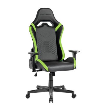 Silla Gamer Mars Gaming Mgcprobg Negra Con Detalle Verdes Brazos Regulables En Altura Reclinable 135º Cojines Ergonomicos Sof 2