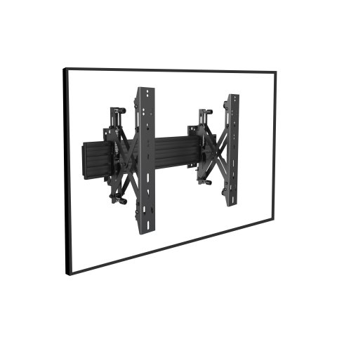 Soporte De Pared Orientable Equip Para Pantalla De 32"-65" Modular Push-in Pop-out Vesa Max 600x400 Peso Max. 30kg