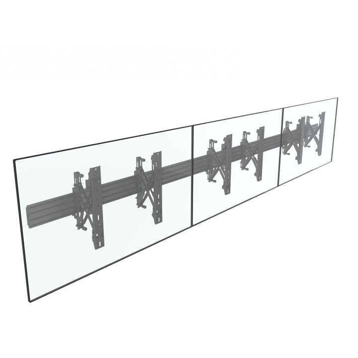 Soporte De Pared Orientable Equip Para Pantalla De 32"-65" Modular Push-in Pop-out Vesa Max 600x400 Peso Max. 30kg