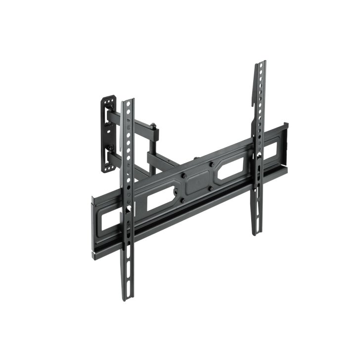 Soporte De Pared Orientable Tooq Lp7863tn-b Para Pantalla 37"- 70" Doble Brazo Con Giro E Inclinacion Max 35kg Vesa 100x100 H
