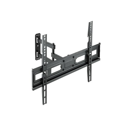 Soporte De Pared Orientable Tooq Lp7863tn-b Para Pantalla 37"- 70" Doble Brazo Con Giro E Inclinacion Max 35kg Vesa 100x100 H
