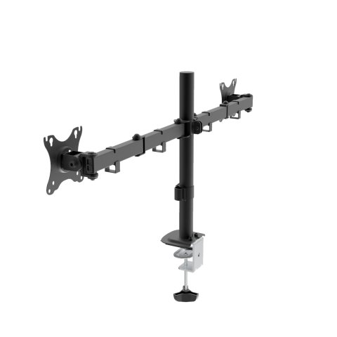 Soporte De Mesa Unyka Uk710102 2 Cabezales Ajustable Y Giratorio 10-32" Max. 10kg Vesa Max. 100x100 Mm