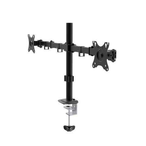 Soporte De Mesa Unyka Uk710102 2 Cabezales Ajustable Y Giratorio 10-32" Max. 10kg Vesa Max. 100x100 Mm