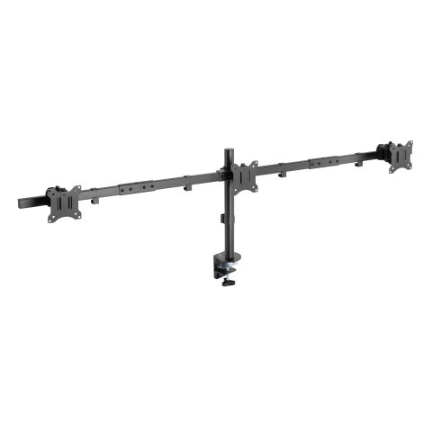 (km0) Soporte De Mesa Equip 650158 Para 3 Pantallas De 17"-32" Max. 7kg Por Pantalla Max.vesa 100x100