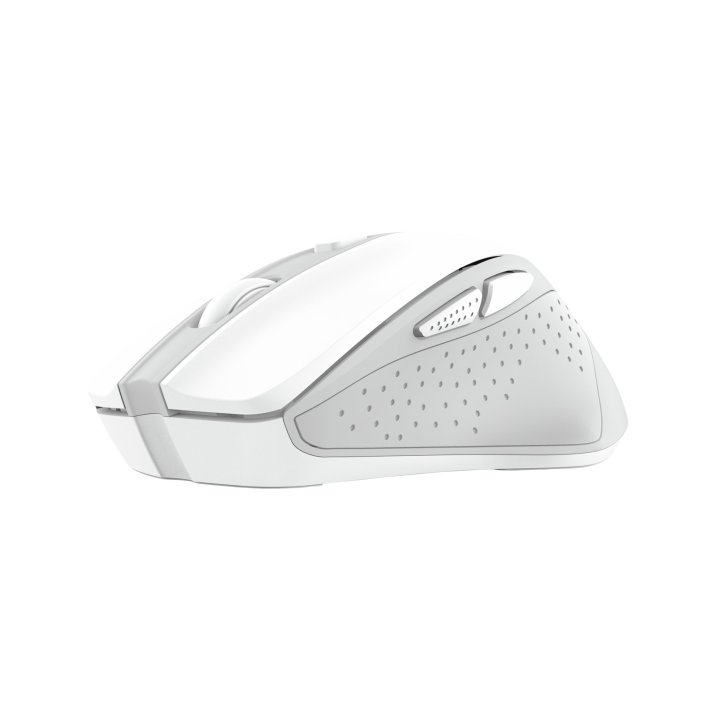 Mouse Trust Wireless Nito Silencioso 5 Botones  Bat Aa Blanco 25550