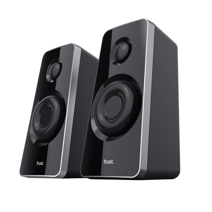 Altavoces 2.1 Trust Tytan Subwoofer De Madera, Mando A Distancia Potencia Salida 60w Rms Negro