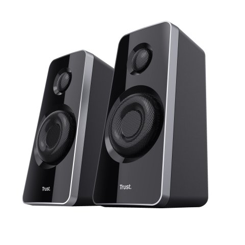 Altavoces 2.1 Trust Tytan Subwoofer De Madera, Mando A Distancia Potencia Salida 60w Rms Negro