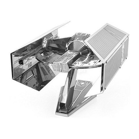 Maqueta 3d Metal Fascinations Star Wars Darth Vader Tie Fighter Montaje Sin Pegamento Ni Soldadura