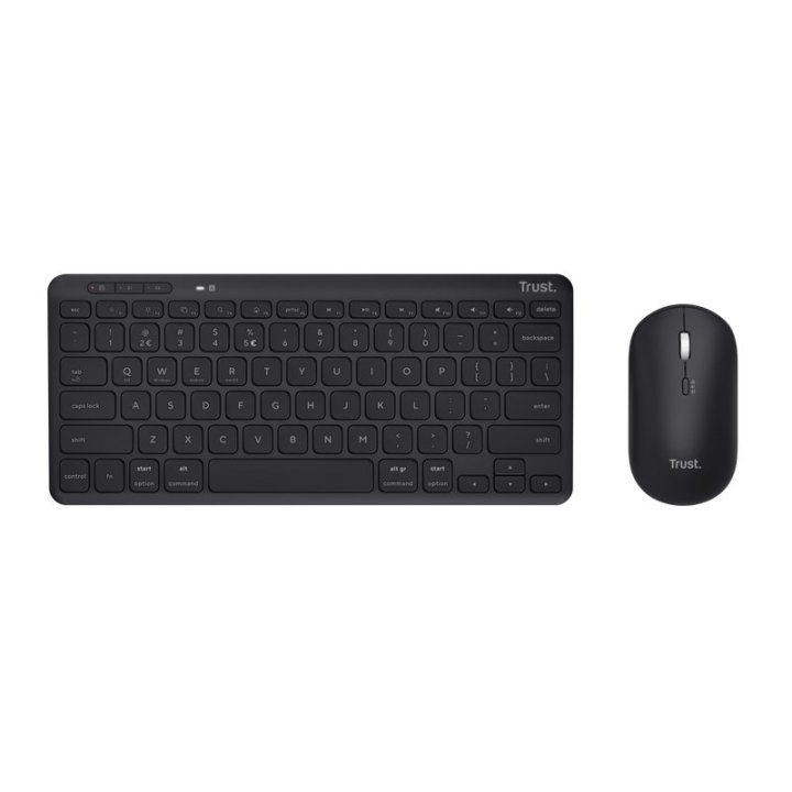 Pack Teclado Y Mouse Wireless Y Bluetooth Trust Lyra Multidispositivo (usb Y 2 Disp Bt) Recargables - 25061 - Offer