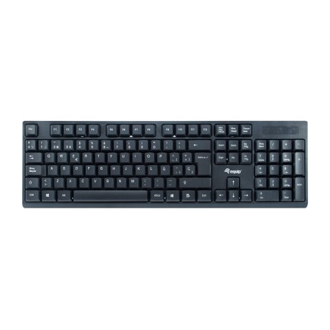Pack Teclado Y Mouse Equip Life Wireless Combo 2.4ghz Color Negro 245221