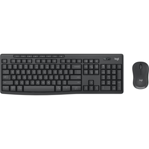 Teclado Logitech Wireless Combo Mk370 For Business Color Grafito P n  920-012071
