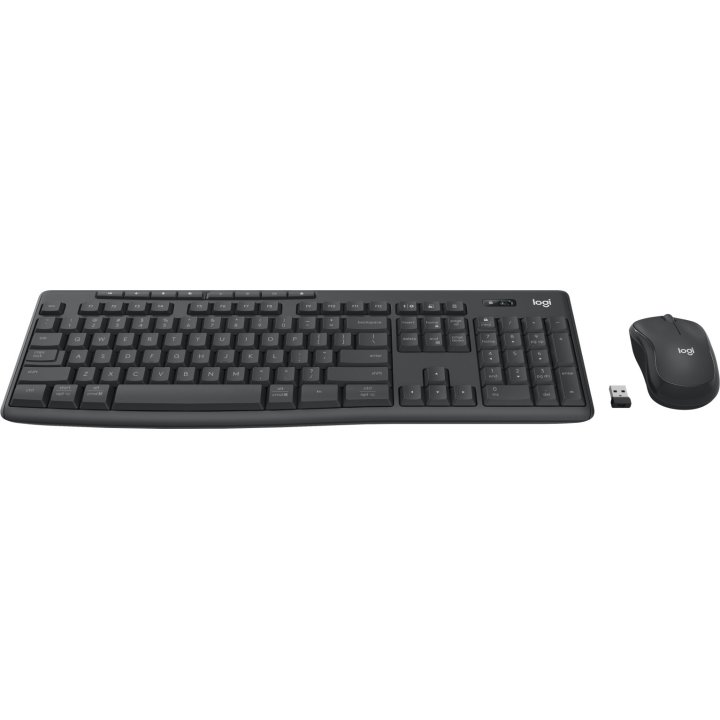 Teclado Logitech Wireless Combo Mk370 For Business Color Grafito P n  920-012071