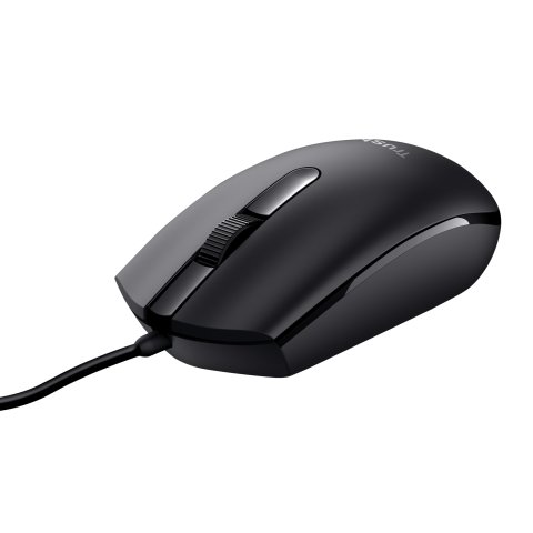 Mouse Trust Basi Usb 3 Botones Y Rueda De Desplazamiento 1200dpi 24271