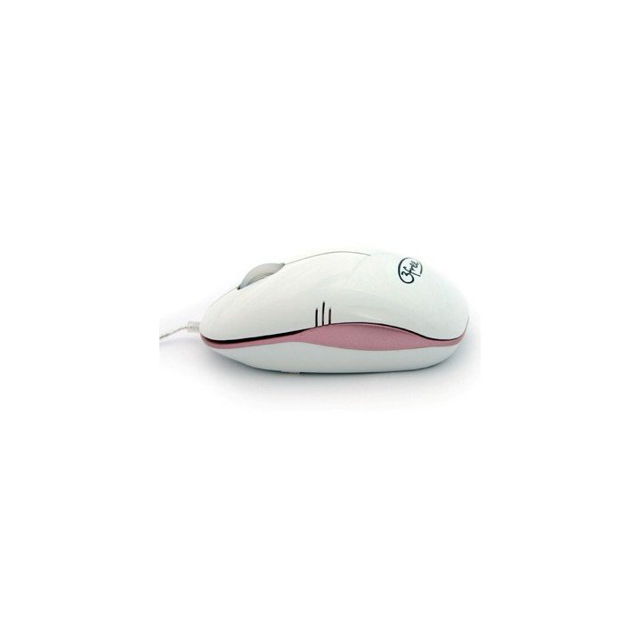 Mouse 3free Mcm101 wp Dise¥o Blanco Rosa