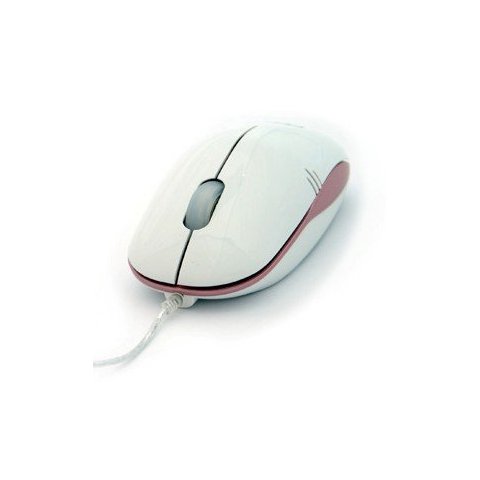 Mouse 3free Mcm101 wp Dise¥o Blanco Rosa