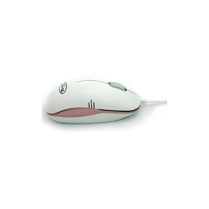 Mouse 3free Mcm101 wp Dise¥o Blanco Rosa