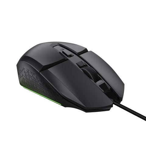 Mouse Trust Gaming Rgb Gxt 109 Felox Iluminacion Led 6 Botones Negro 25036