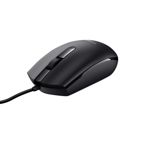 Mouse Trust Tm-101 Eco Usb 3 Botones Y Rueda Desplazamiento 1200dpi Color Negro 25295