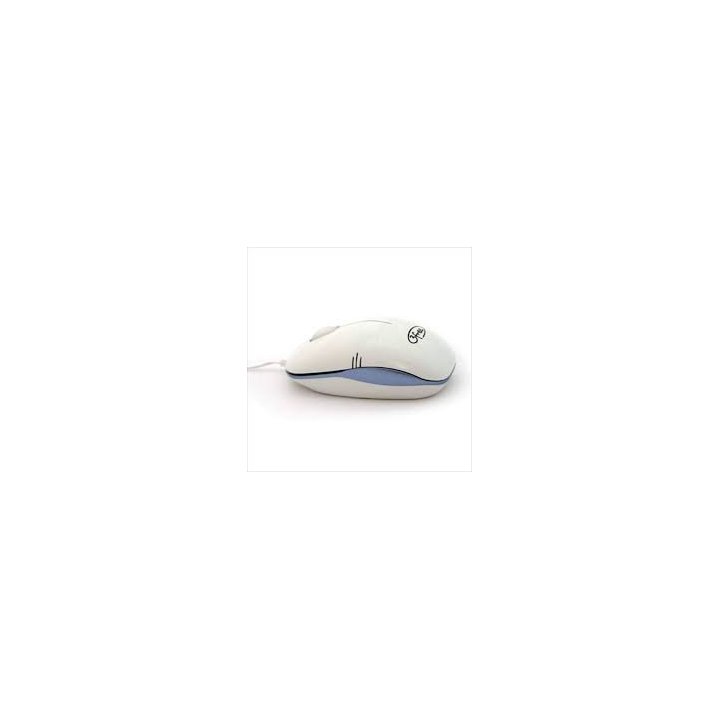 Mouse 3free Mcm101/wb Dise¥o Blanco Azul
