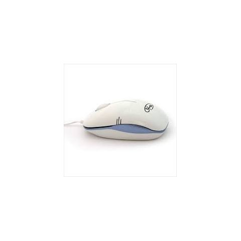 Mouse 3free Mcm101/wb Dise¥o Blanco Azul
