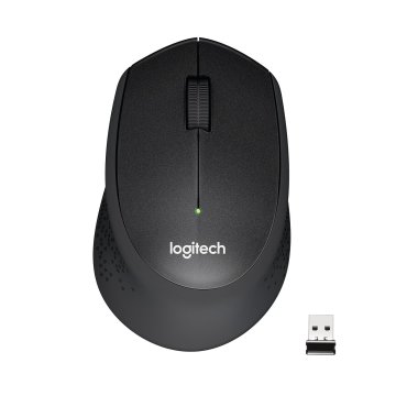 Mouse Logitech Wireless M330 Silent (noise Reduction) Color Black P n 910-004909