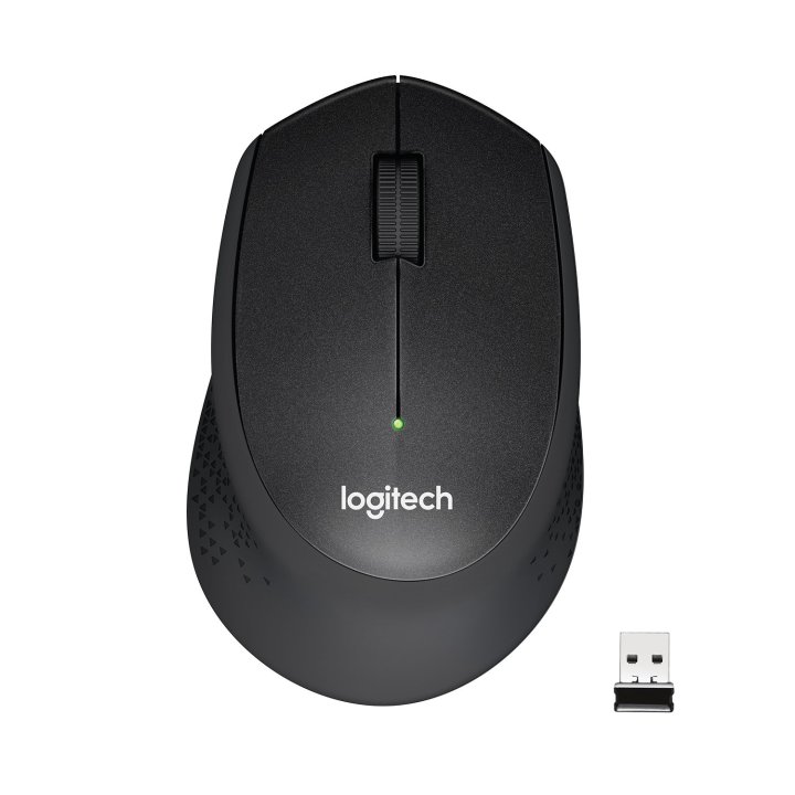 Mouse Logitech Wireless M330 Silent (noise Reduction) Color Black P n 910-004909