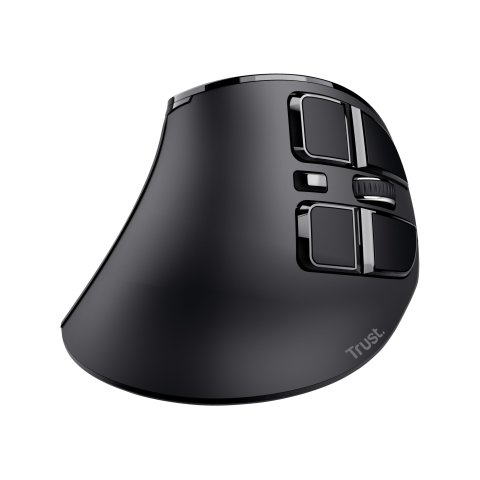 Mouse Trust Wireless Ergo Voxx Recargable Dise¥o Vertical 1200-2400dpi 9 Botones 23731