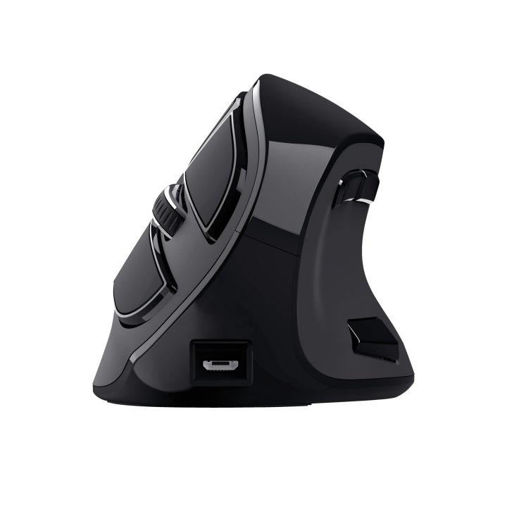 Mouse Trust Wireless Ergo Voxx Recargable Dise¥o Vertical 1200-2400dpi 9 Botones 23731
