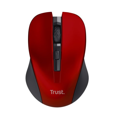 Mouse Trust Wireless Mydo Silent Red Alcance 10m Ambidiestro Microusb 21871 - Liq*