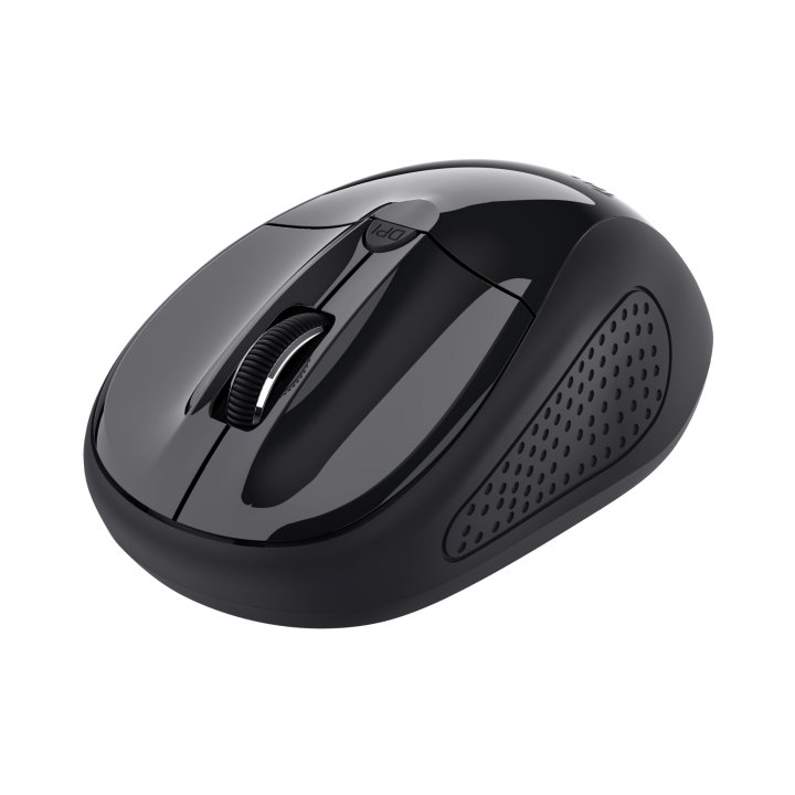 Mouse Trust Wireless Basics 4 Botones Y Rueda Desplazamiento 800-1600dpi Color Negro 24658