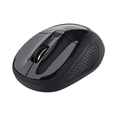Mouse Trust Wireless Basics 4 Botones Y Rueda Desplazamiento 800-1600dpi Color Negro 24658