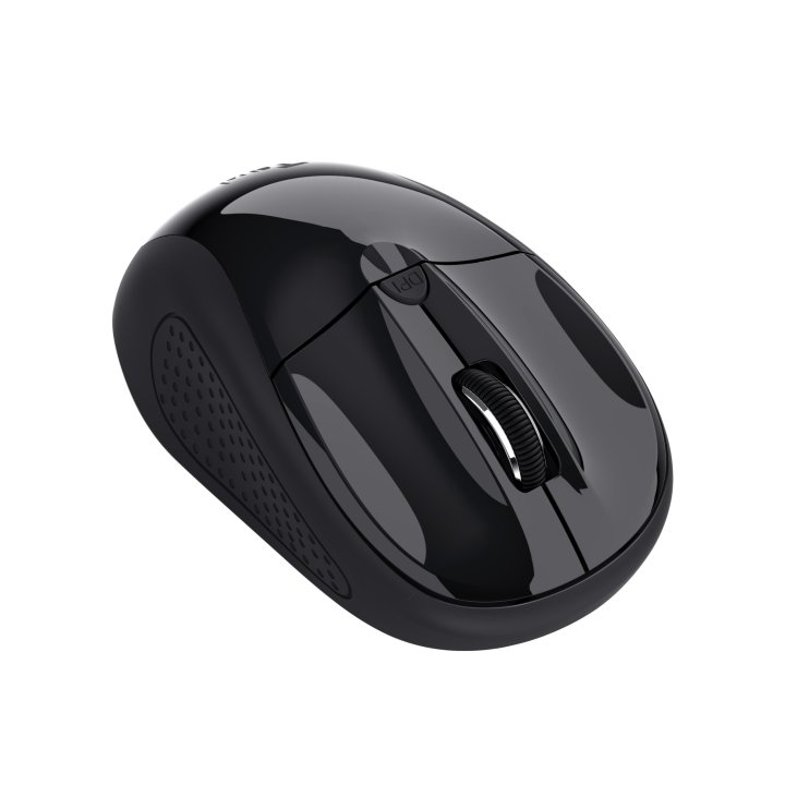 Mouse Trust Wireless Basics 4 Botones Y Rueda Desplazamiento 800-1600dpi Color Negro 24658