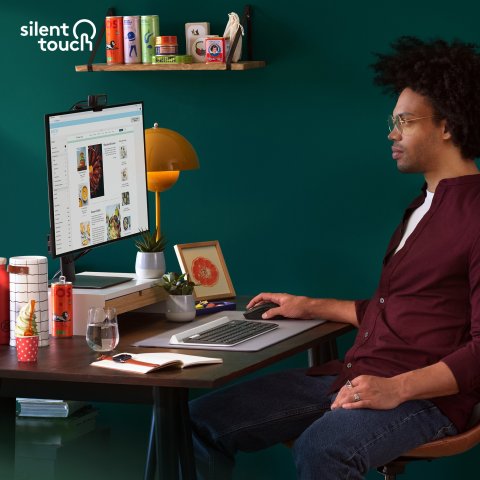 Mouse Logitech Wireless Signature M650 Color Grafito P n  910-006253