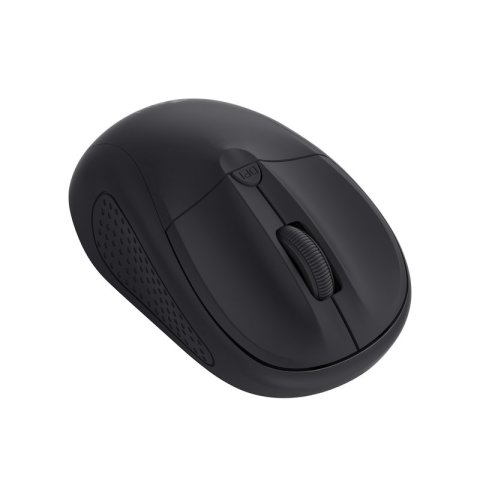 Mouse Trust Wireless Primo 4 Botones Y Rueda Desplazamiento 1000-1600dpi Color Negro 24794