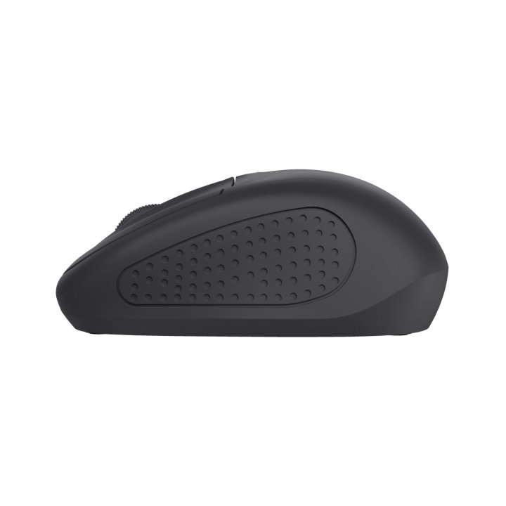 Mouse Trust Wireless Primo 4 Botones Y Rueda Desplazamiento 1000-1600dpi Color Negro 24794