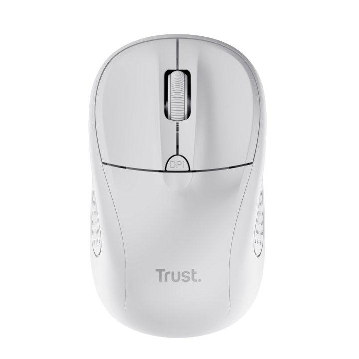 Mouse Trust Wireless Primo 4 Botones Y Rueda Desplazamiento 1000-1600dpi Color Blanco 24795