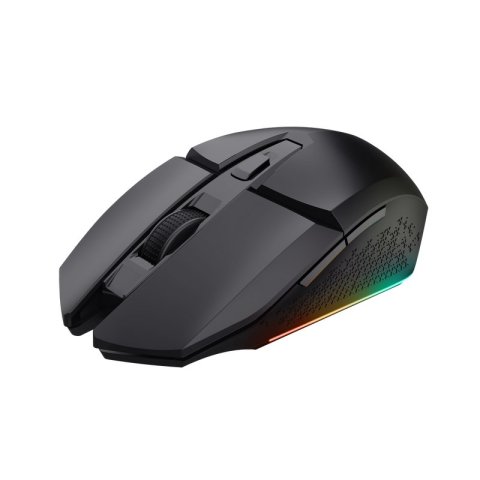 Mouse Trust Gaming Wireless Rgb Gxt 110 Felox Iluminacion Led, 6 Botones, Negro 25037